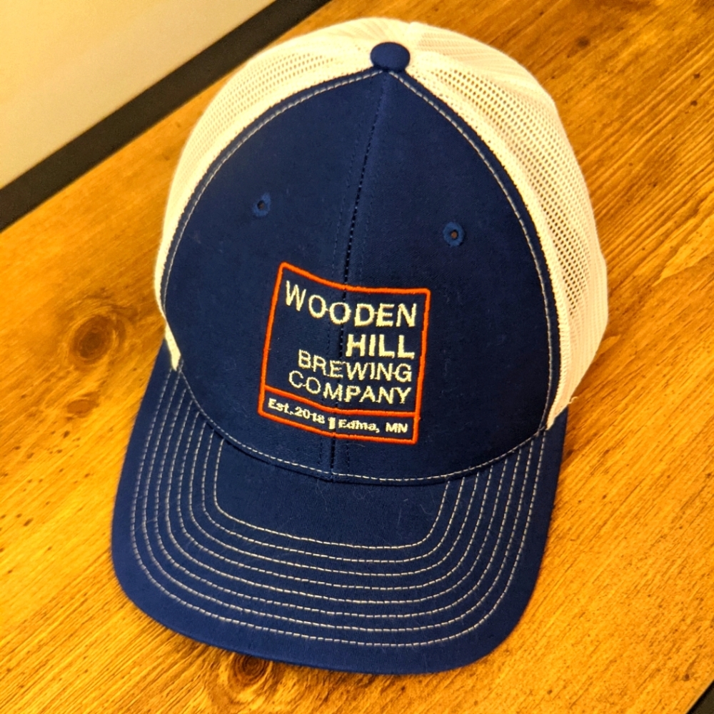 Wooden Hill Brewery hat - Trucker - Mesh Back - Snapback - Richardson brand